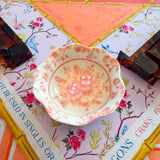 Chinoiserie Floral Mahjong Dice Dish Pink - The Pink Pineapple 850