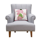 Chinoiserie Monkey Garden Pillow - The Pink Pineapple 850