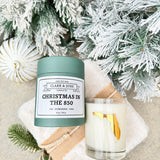 Christmas In The 850 Candle - The Pink Pineapple 850