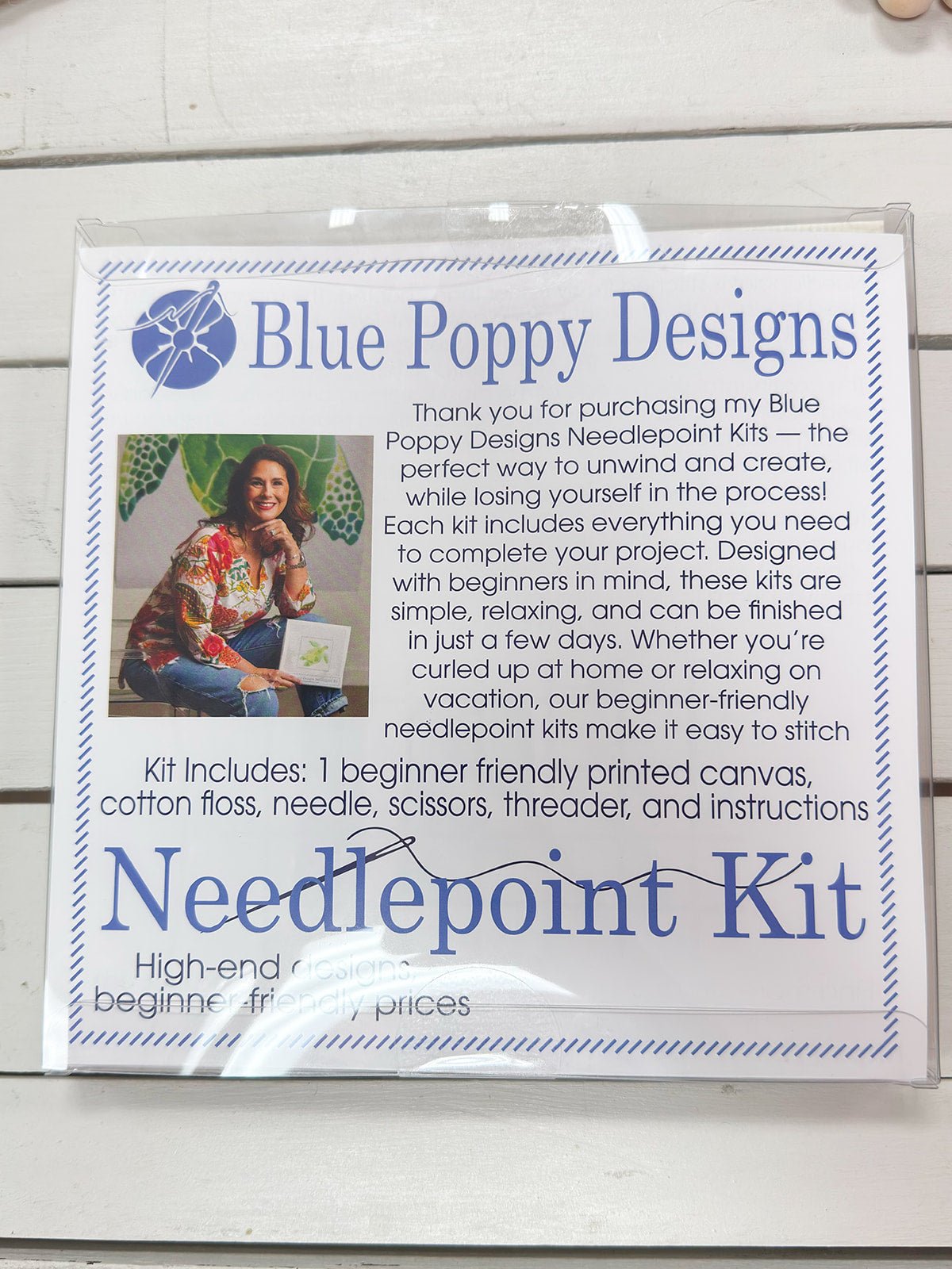 Chrysanthemum Garden Needlepoint Kit - The Pink Pineapple 850