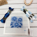 Chrysanthemum Garden Needlepoint Kit - The Pink Pineapple 850