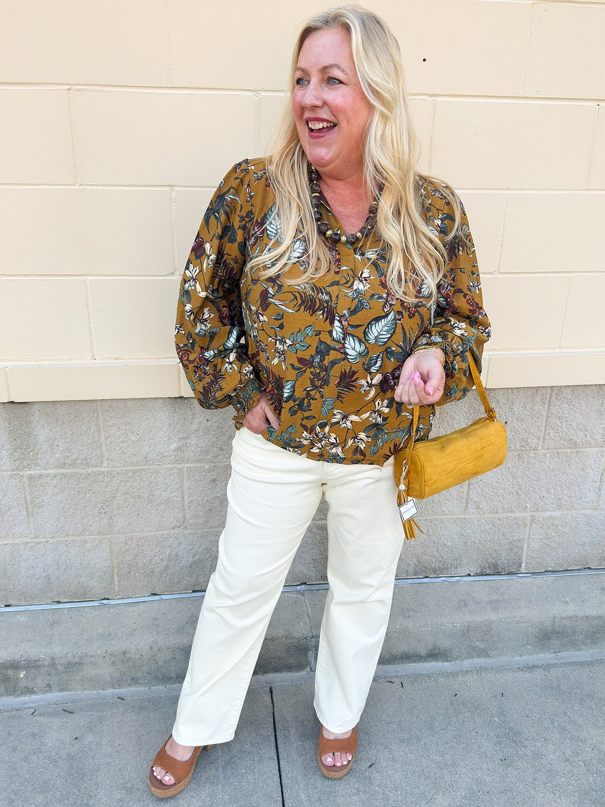 Cider & Sage Blouse - The Pink Pineapple 850