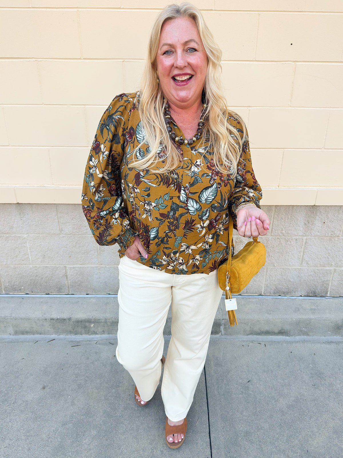 Cider & Sage Blouse - The Pink Pineapple 850