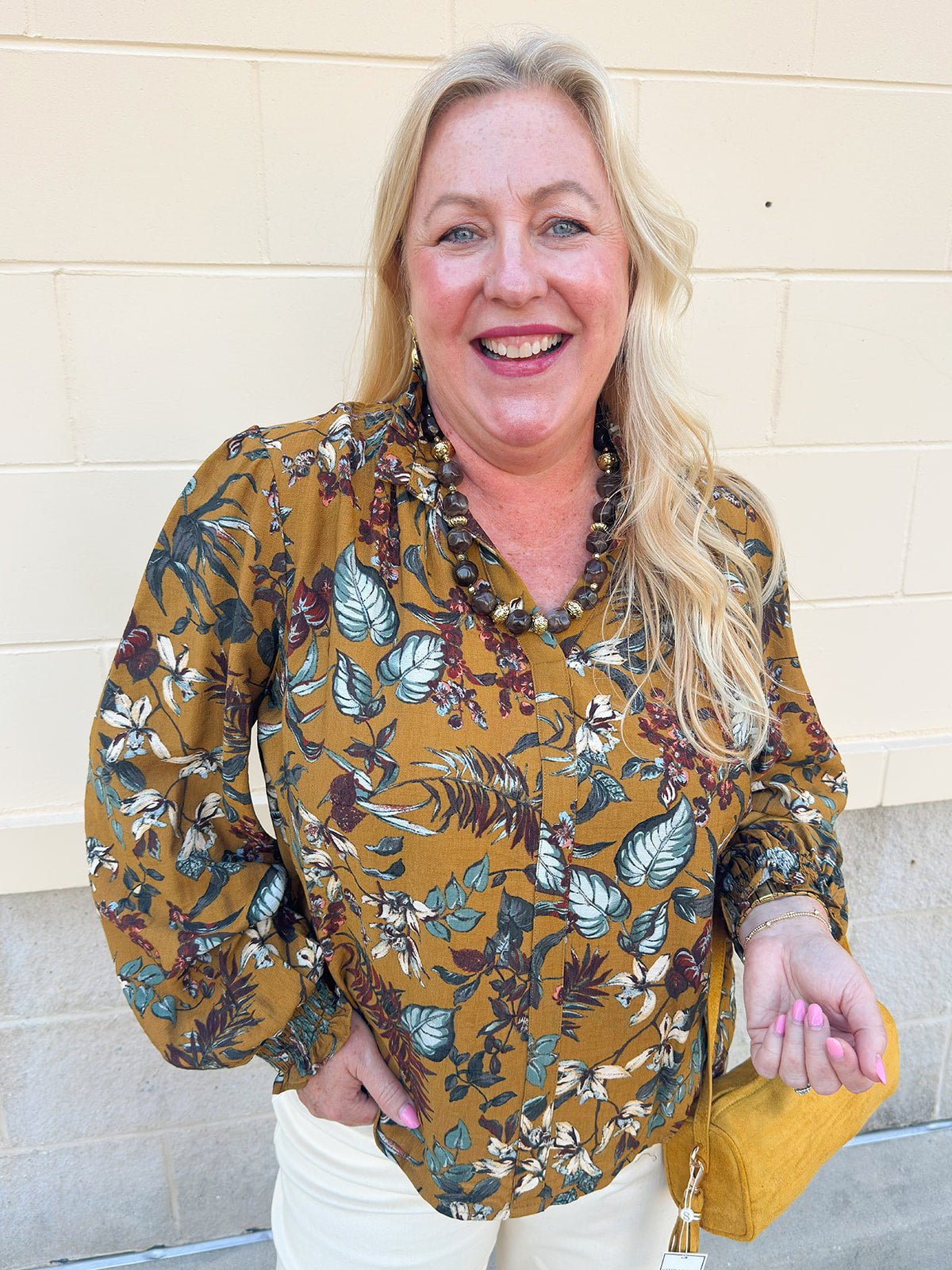 Cider & Sage Blouse - The Pink Pineapple 850