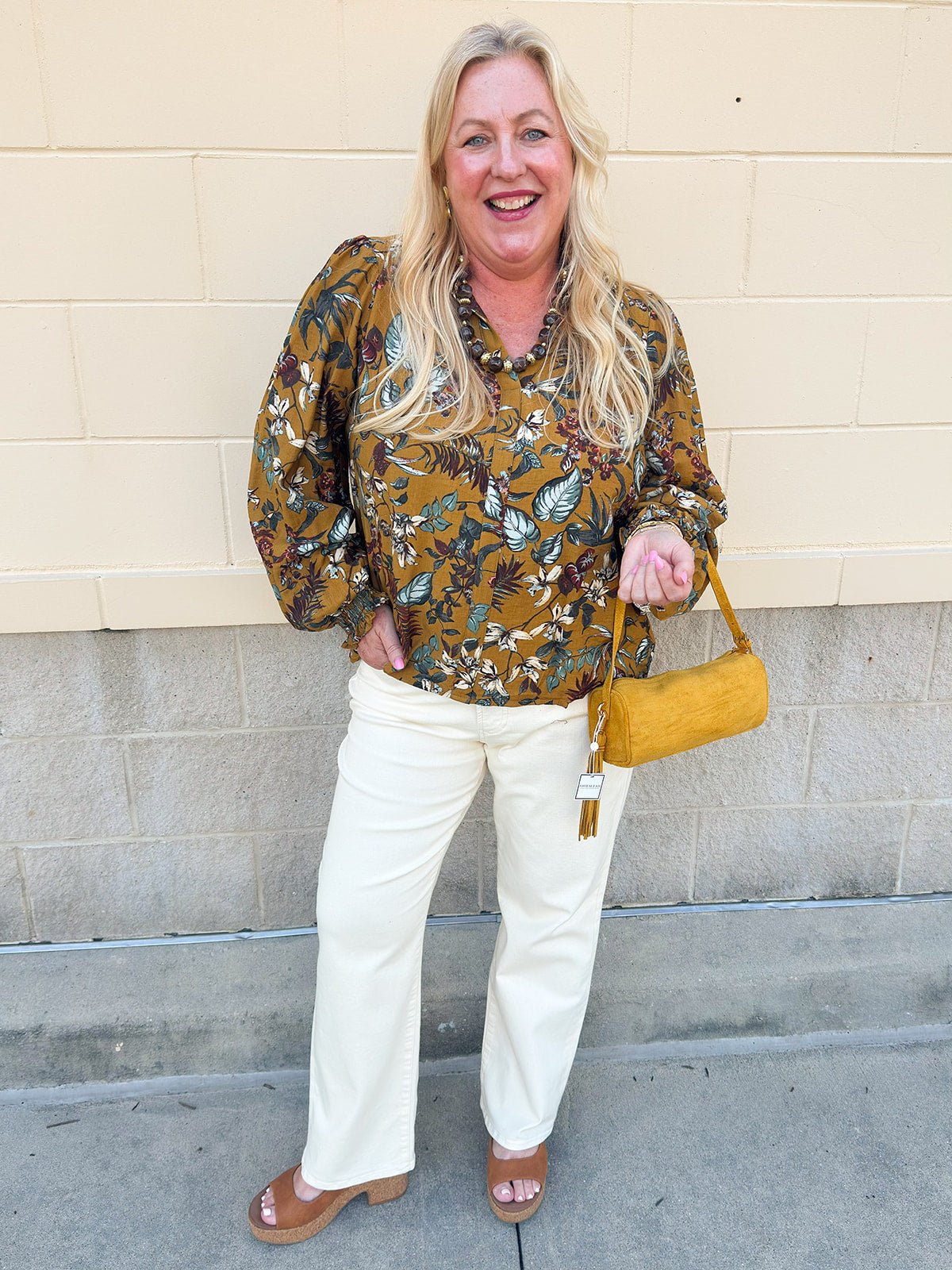Cider & Sage Blouse - The Pink Pineapple 850