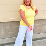 Citrus Sunbeam Knit Top - The Pink Pineapple 850