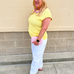 Citrus Sunbeam Knit Top - The Pink Pineapple 850