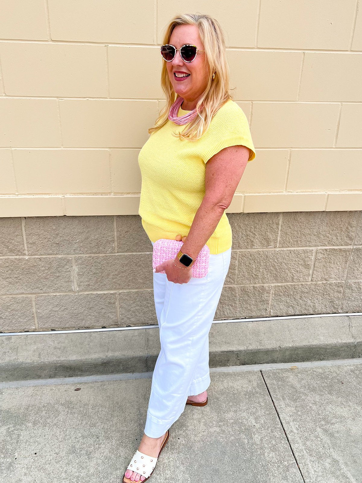Citrus Sunbeam Knit Top - The Pink Pineapple 850