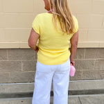 Citrus Sunbeam Knit Top - The Pink Pineapple 850
