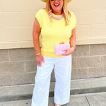 Citrus Sunbeam Knit Top - The Pink Pineapple 850
