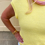 Citrus Sunbeam Knit Top - The Pink Pineapple 850