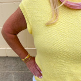 Citrus Sunbeam Knit Top - The Pink Pineapple 850