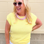 Citrus Sunbeam Knit Top - The Pink Pineapple 850