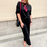 City Chic Scuba Two Piece Set - The Pink Pineapple 850