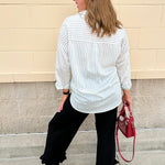 City Harbor Stripe Button Down - The Pink Pineapple 850
