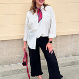 City Harbor Stripe Button Down - The Pink Pineapple 850