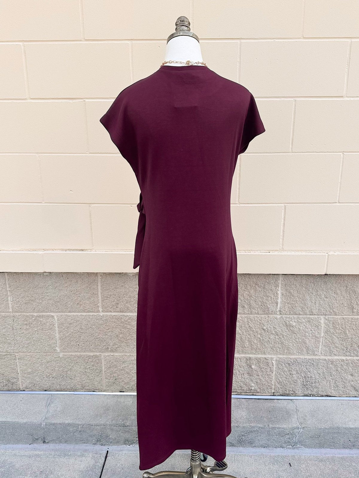 City Stroll Tie Waist Dress - The Pink Pineapple 850