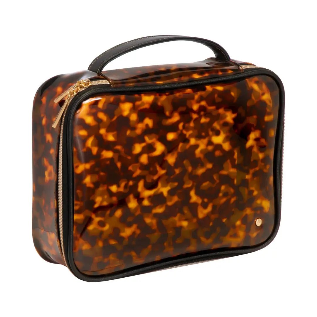 Claire Jumbo Makeup Case – Miami Tortoise - The Pink Pineapple 850