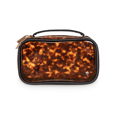 Claire Medium Makeup Case - Miami Tortoise - The Pink Pineapple 850