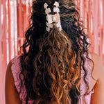 Classic Almond Beige Large Hair Clip - The Pink Pineapple 850