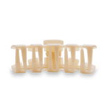 Classic Almond Beige Large Hair Clip - The Pink Pineapple 850