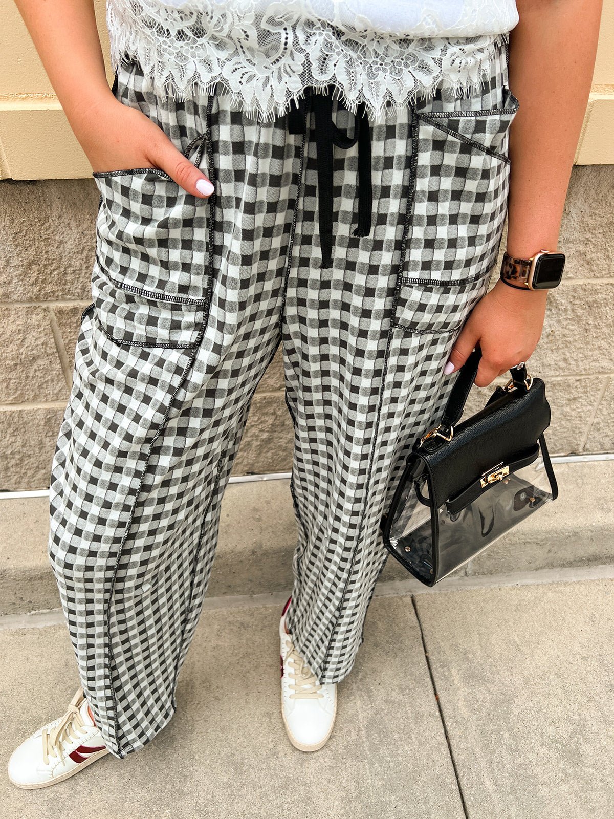 Classic Check Pants - The Pink Pineapple 850