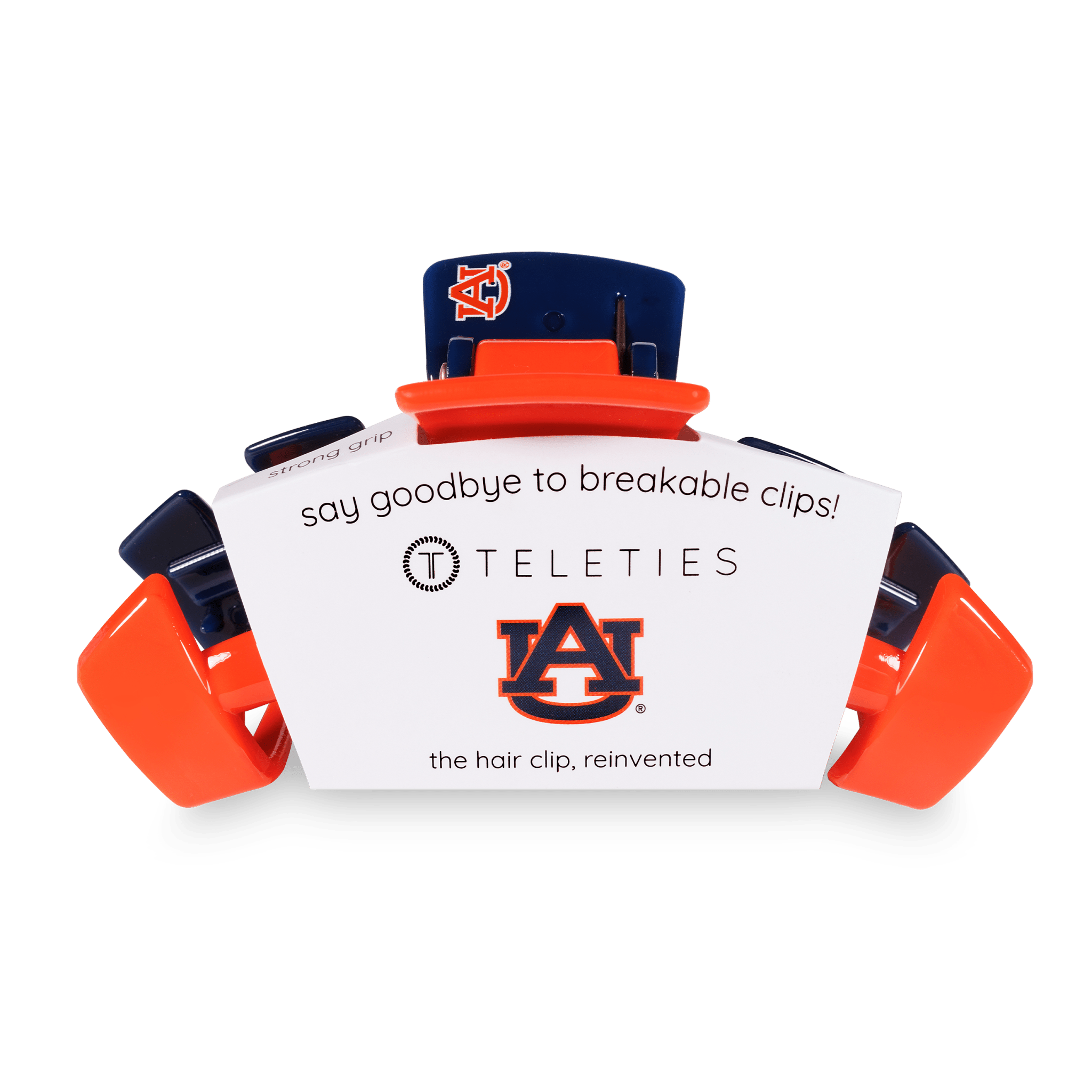 Classic College Hair Clip | Large | Auburn Univ. - The Pink Pineapple 850