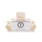 Classic Hair Clip | Small | Almond Beige - The Pink Pineapple 850