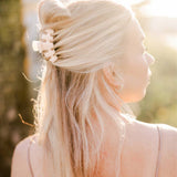 Classic Hair Clip | Small | Almond Beige - The Pink Pineapple 850