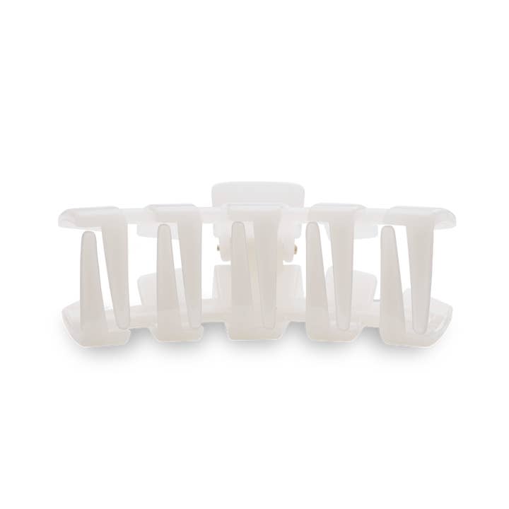 Classic Hair Clip | Small | Coconut White - The Pink Pineapple 850