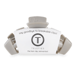 Classic Silver Flames Large Hair Clip - The Pink Pineapple 850