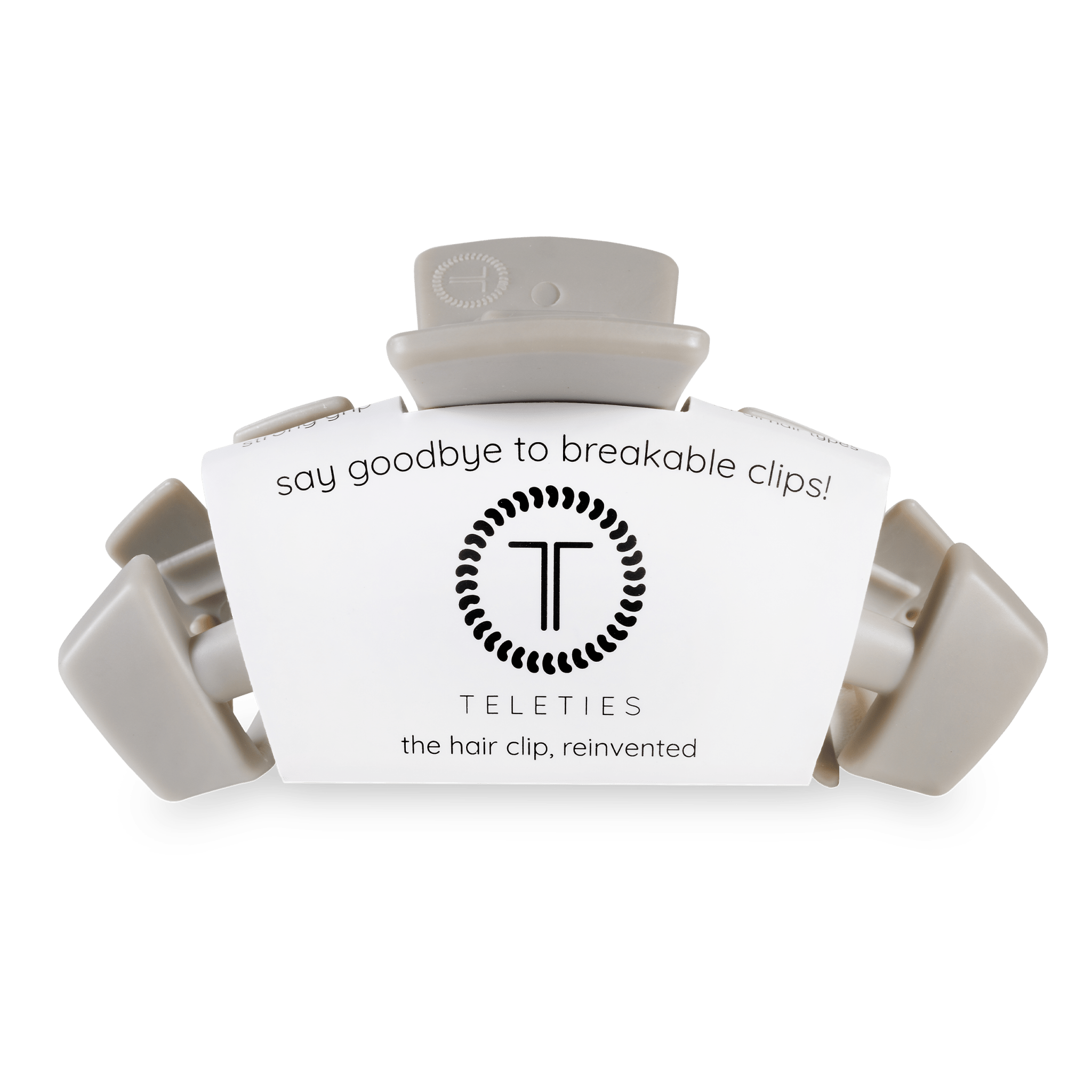 Classic Silver Flames Large Hair Clip - The Pink Pineapple 850