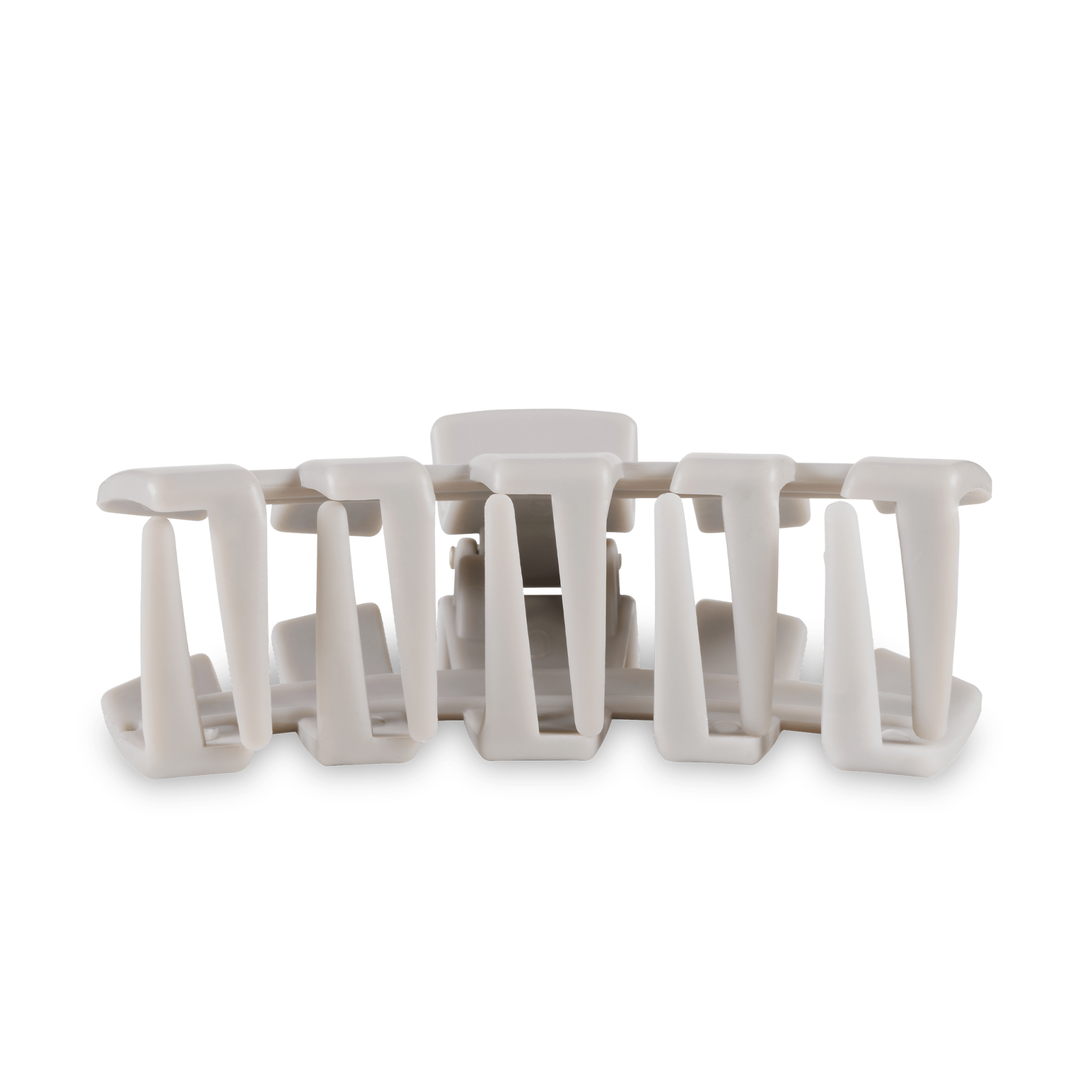 Classic Silver Flames Large Hair Clip - The Pink Pineapple 850