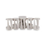 Classic Silver Flames Medium Hair Clip - The Pink Pineapple 850