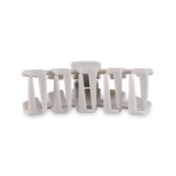 Classic Silver Flames Medium Hair Clip - The Pink Pineapple 850