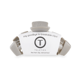 Classic Silver Flames Medium Hair Clip - The Pink Pineapple 850