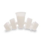 Classic Teleties - Coconut White - Large Hair Clip - The Pink Pineapple 850