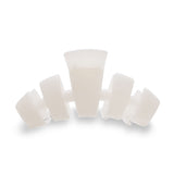 Classic Teleties - Coconut White - Large Hair Clip - The Pink Pineapple 850