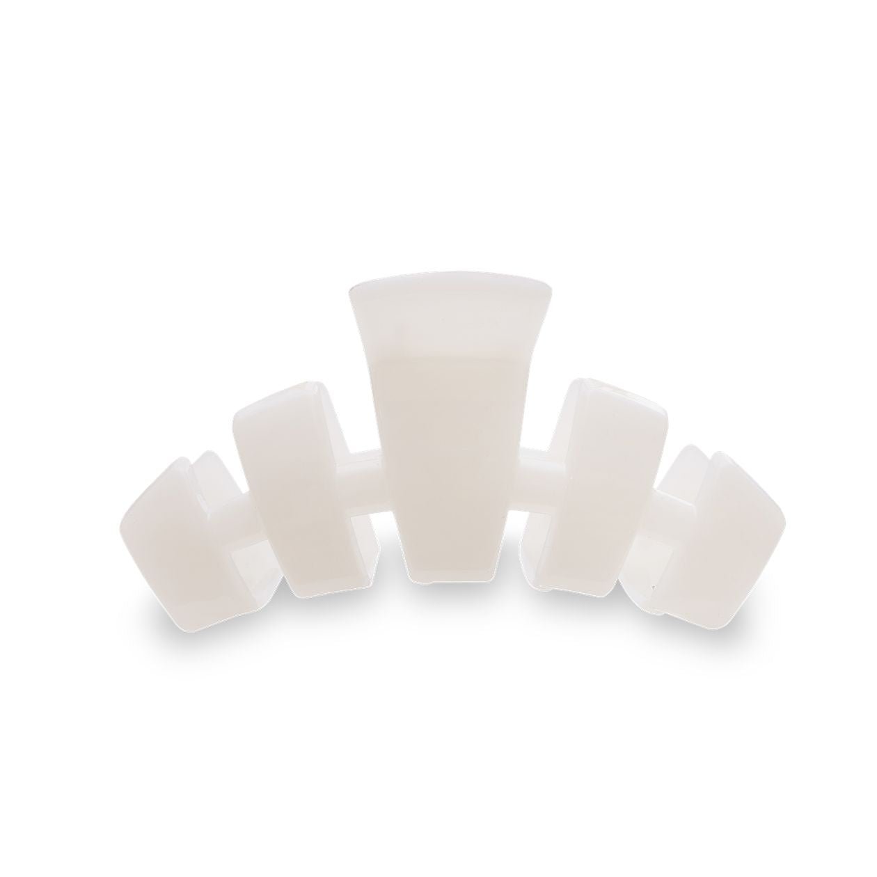 Classic Teleties - Coconut White - Medium Hair Clip - The Pink Pineapple 850