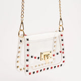 [Clearly Handbags] Jackie Bag in Black and Red - The Pink Pineapple 850
