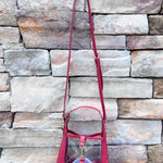 [Clearly Handbags] The Paige in Red - The Pink Pineapple 850