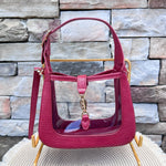 [Clearly Handbags] The Paige in Red - The Pink Pineapple 850