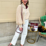 Clearview Crossbody Stadium Bag in Garnet - The Pink Pineapple 850