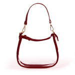 Clearview Crossbody Stadium Bag in Garnet - The Pink Pineapple 850