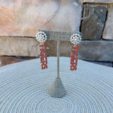 Clemson Tigers Pearl Drop Enamel Earrings - The Pink Pineapple 850