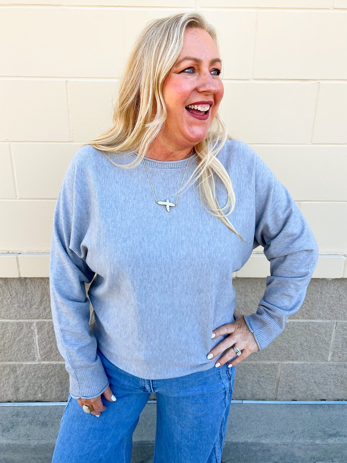 Cloud Cover Comfort Sweater - The Pink Pineapple 850