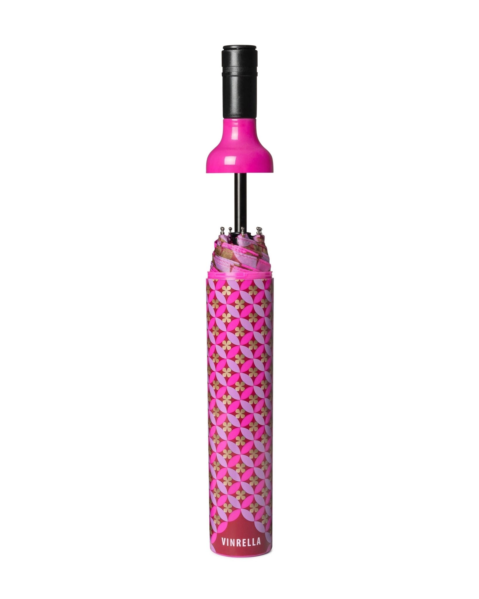 Clover Floral Bottle Umbrella - The Pink Pineapple 850