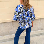 Coastal Current Mandarin Top - The Pink Pineapple 850