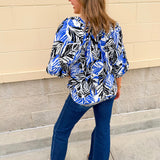 Coastal Current Mandarin Top - The Pink Pineapple 850