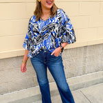 Coastal Current Mandarin Top - The Pink Pineapple 850